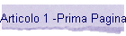 Articolo 1 -Prima Pagina-