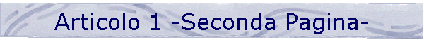 Articolo 1 -Seconda Pagina-