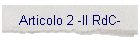 Articolo 2 -Il RdC-