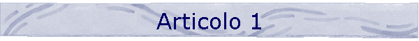 Articolo 1
