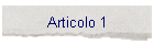 Articolo 1