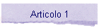Articolo 1