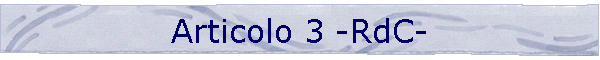 Articolo 3 -RdC-